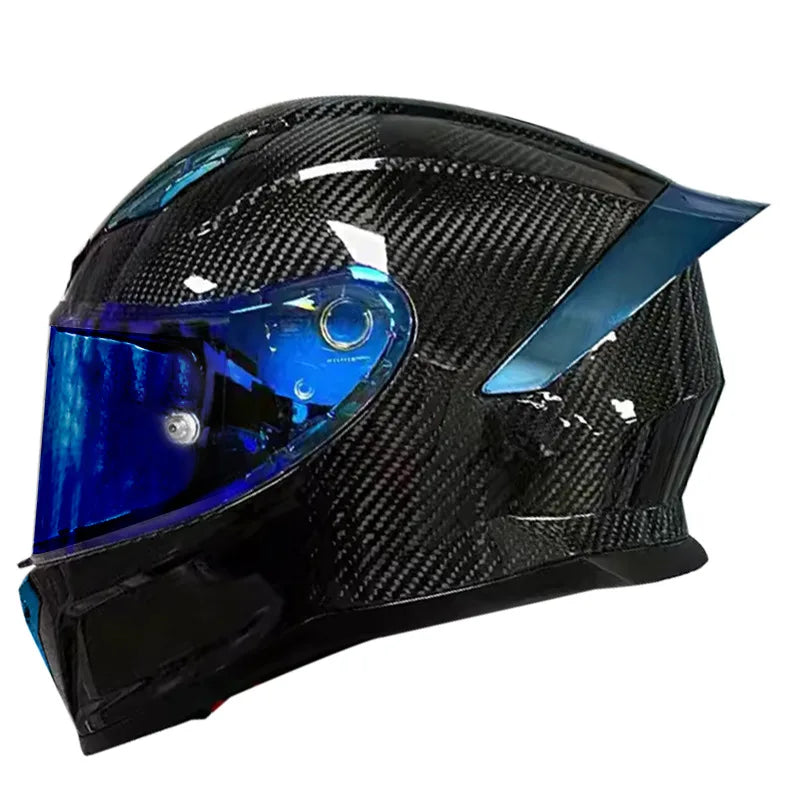 Full Face Helmet Carbon Fiber 3K Wear-Resistant
