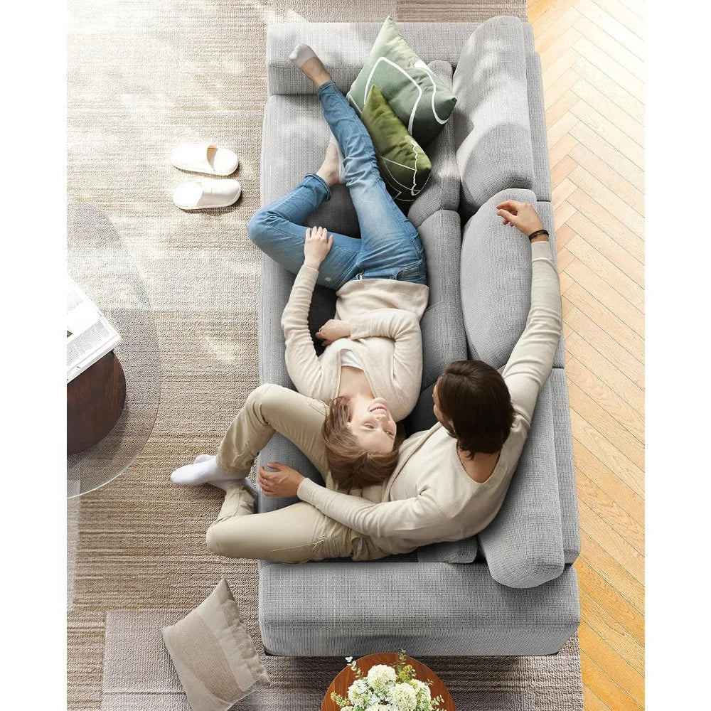 Amada 89" Comfy Sofa with Supportive Futon