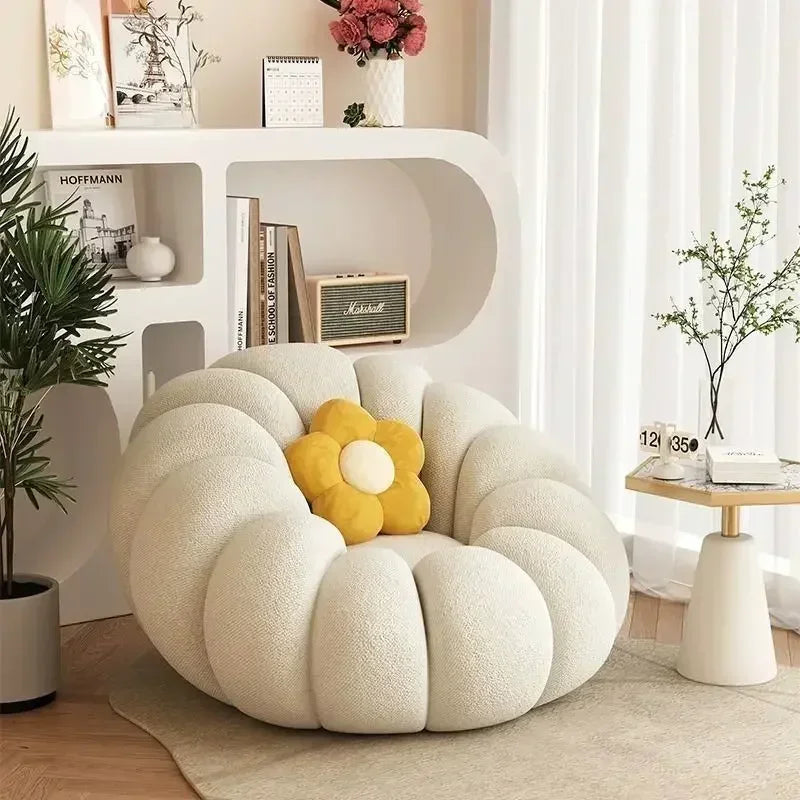 Pumpkin Lazy Single Tatami Sofa Chair