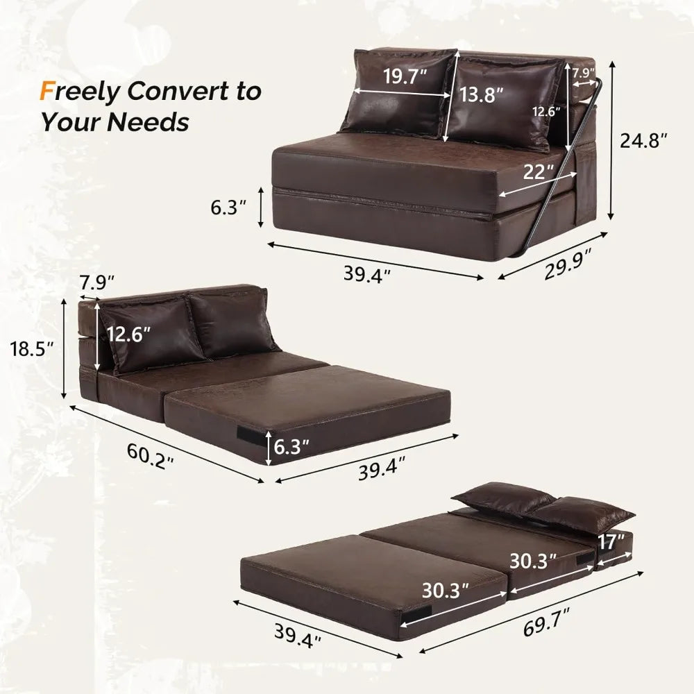 5-in-1 Convertible Sleeper Sofa Chair