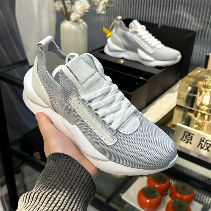 Luxury Fashion Sock Shoes Men Lightweight Stretch Mesh