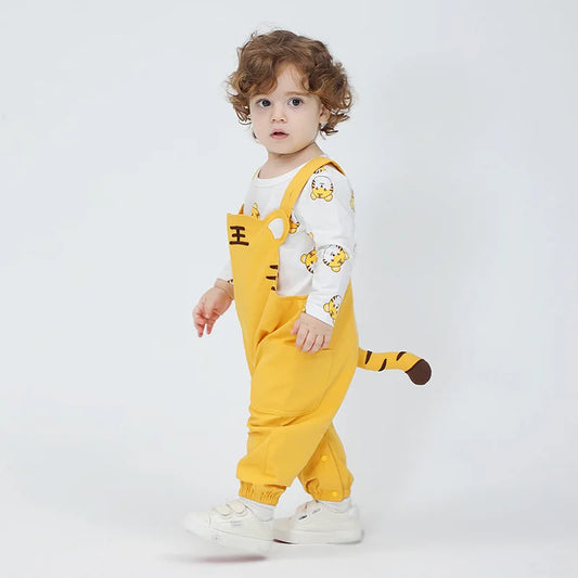 Autumn Baby Clothes Cartoon Animal Jumpsuits 0-3 Y