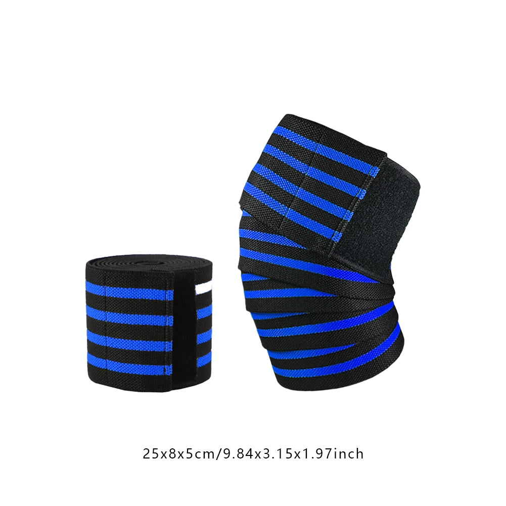 Gym Weight Lifting Leg Knee Compression Training Wraps