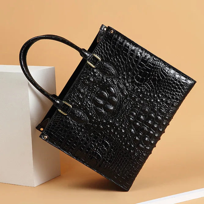 Luxury Fashion Crocodile Leather Women's Handbag
