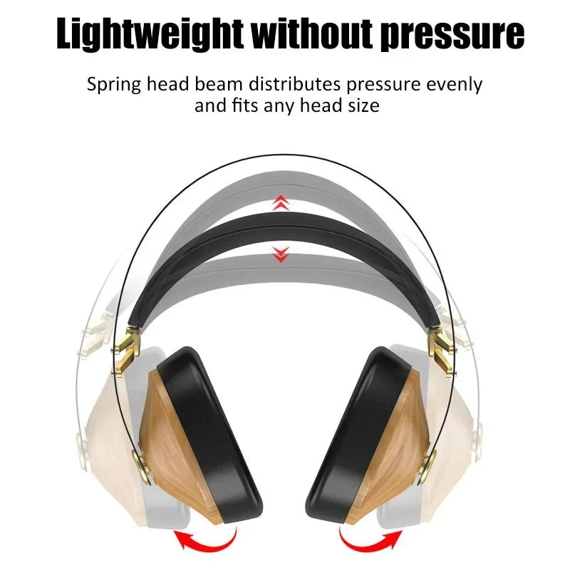 One99 Classic Closed-Back Headset Walnut Color