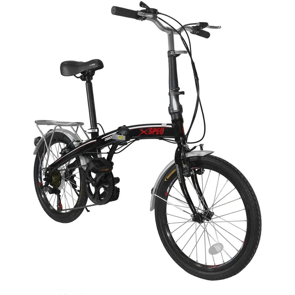 20" 7 Speed Folding Compact City Commuter Bike (NOT an Electric Bike)