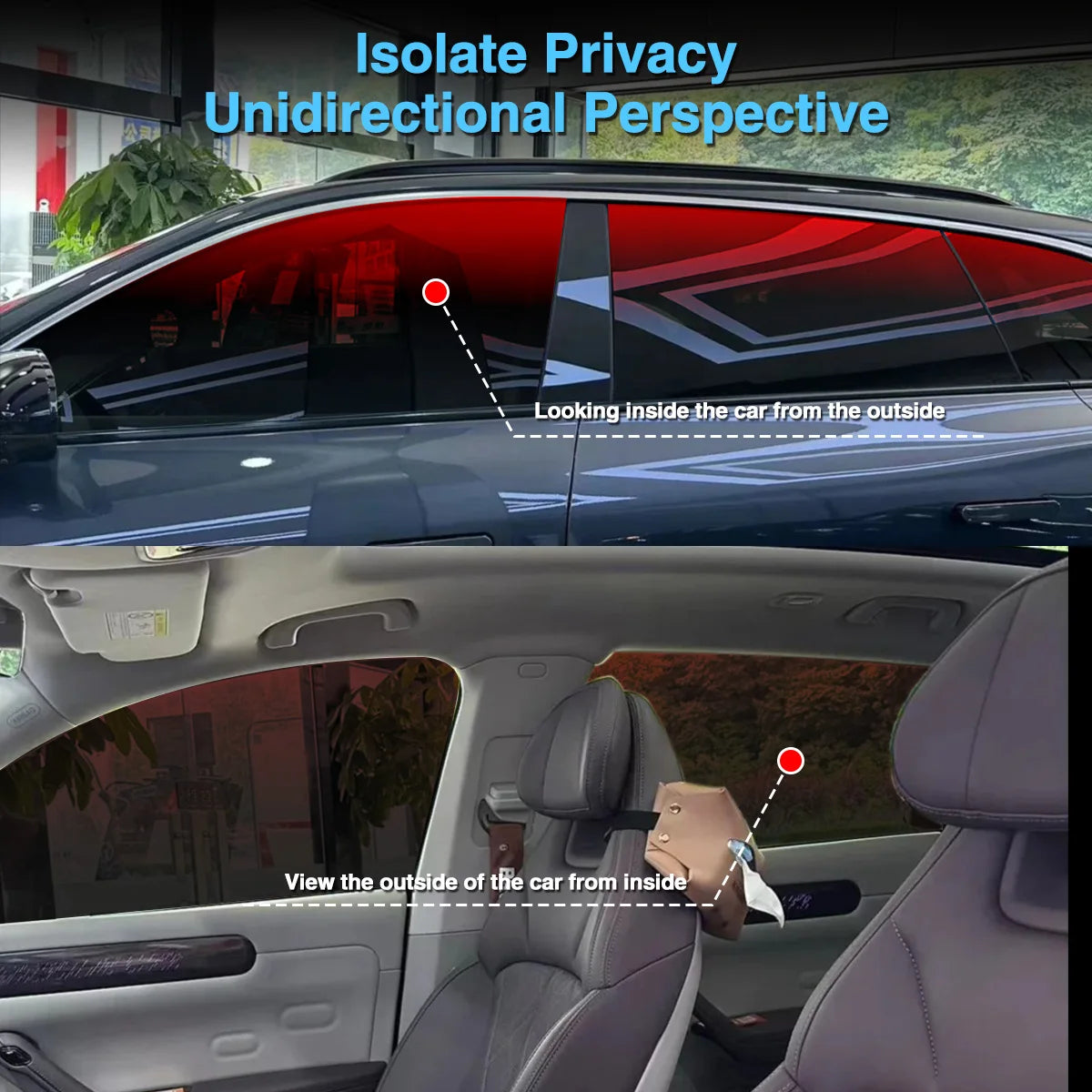 1/3M Gradient Car Film UV Protected Color Change