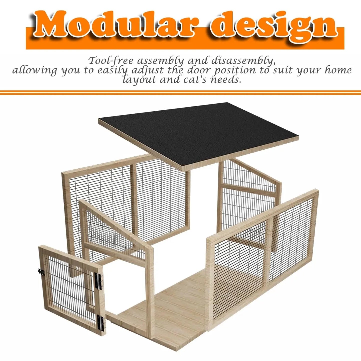 Weatherproof Wooden Window Cat House