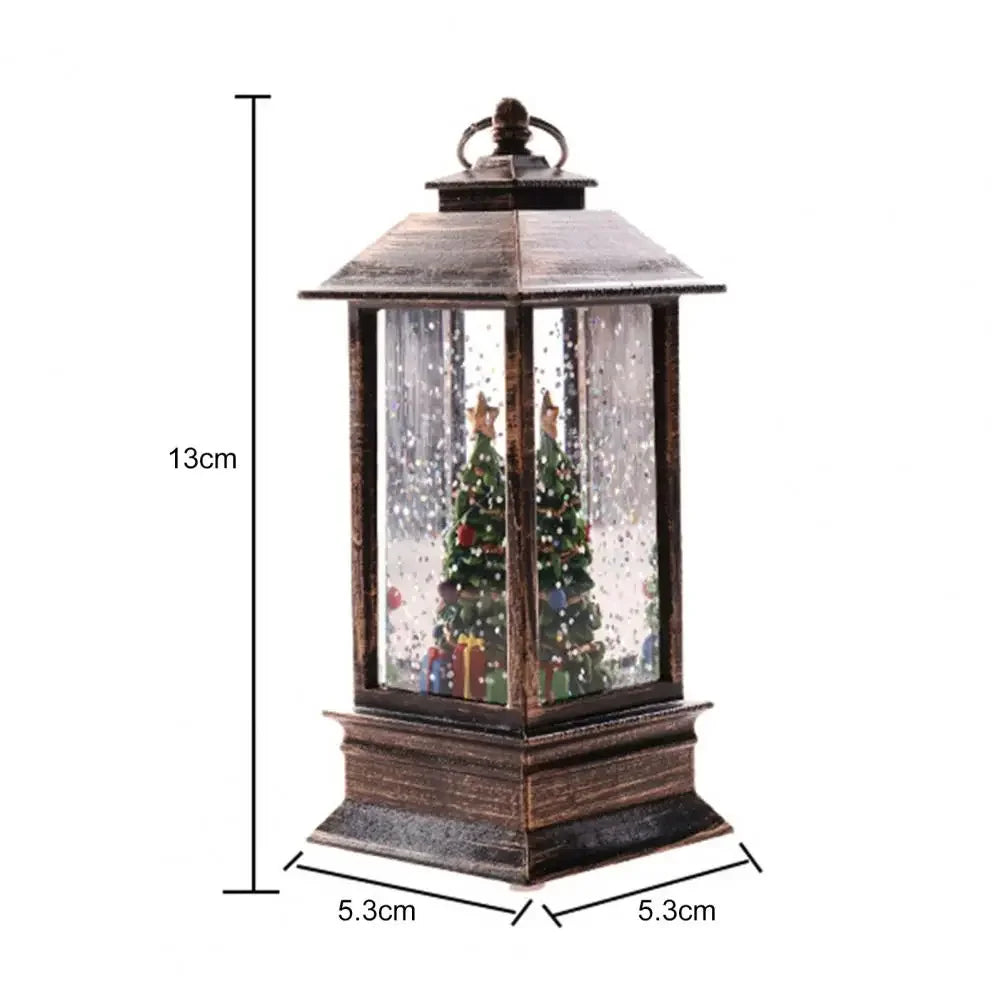 Christmas Santa Lantern Wind Lights Merry Christmas Decoration