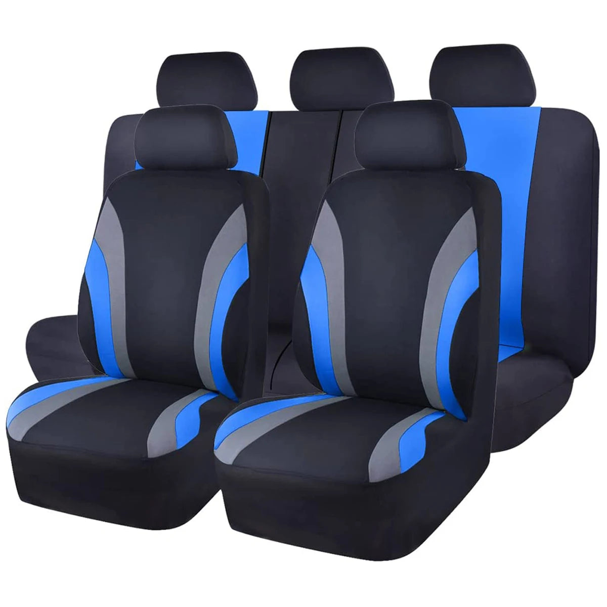 Sports Style Full Set Polyester Car Seat Covers