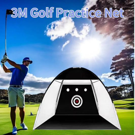 3M Indoor Outdoor Portable Golf Training Tent Set