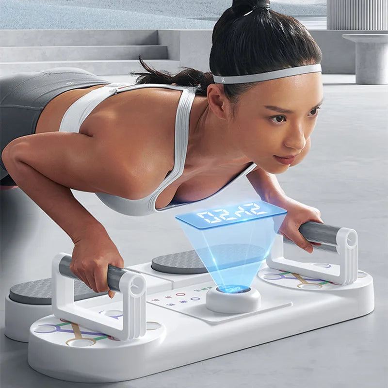 Multi-functional Plank Trainer Smart Counting timer Foldable