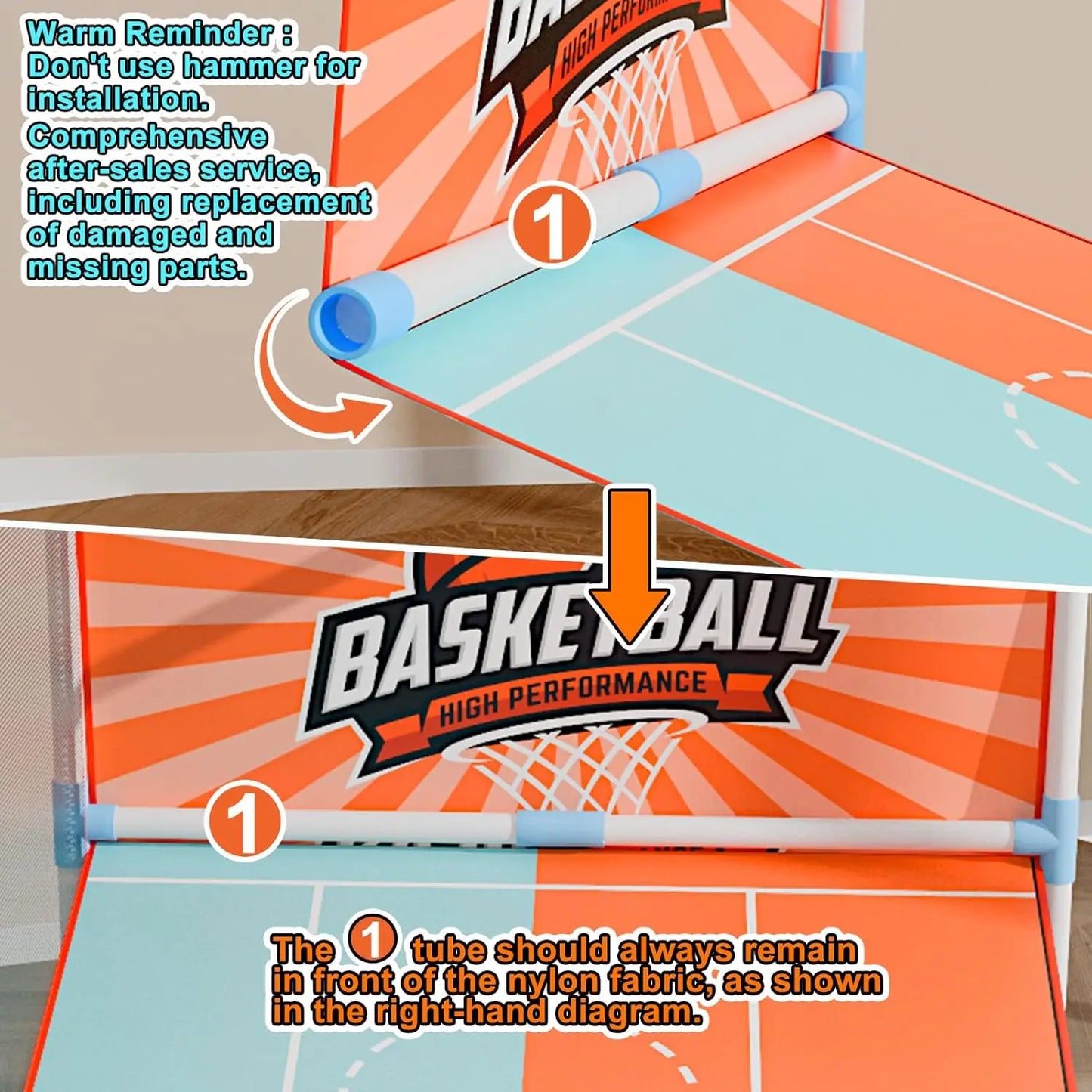 Arcade Basketball Game LED Light Electronic Scoreboard