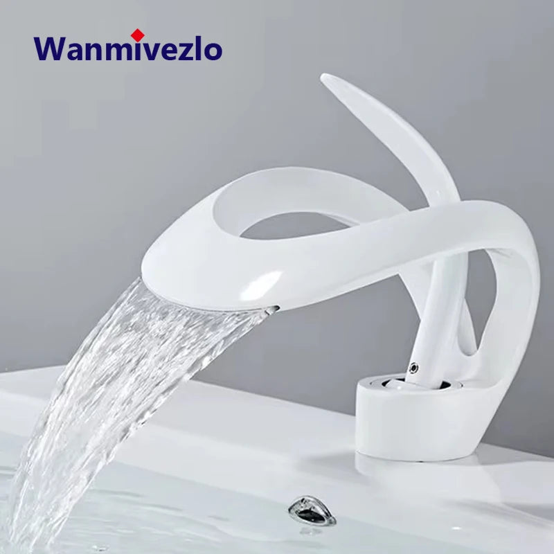 Waterfall Creative Bathroom Basin Faucet