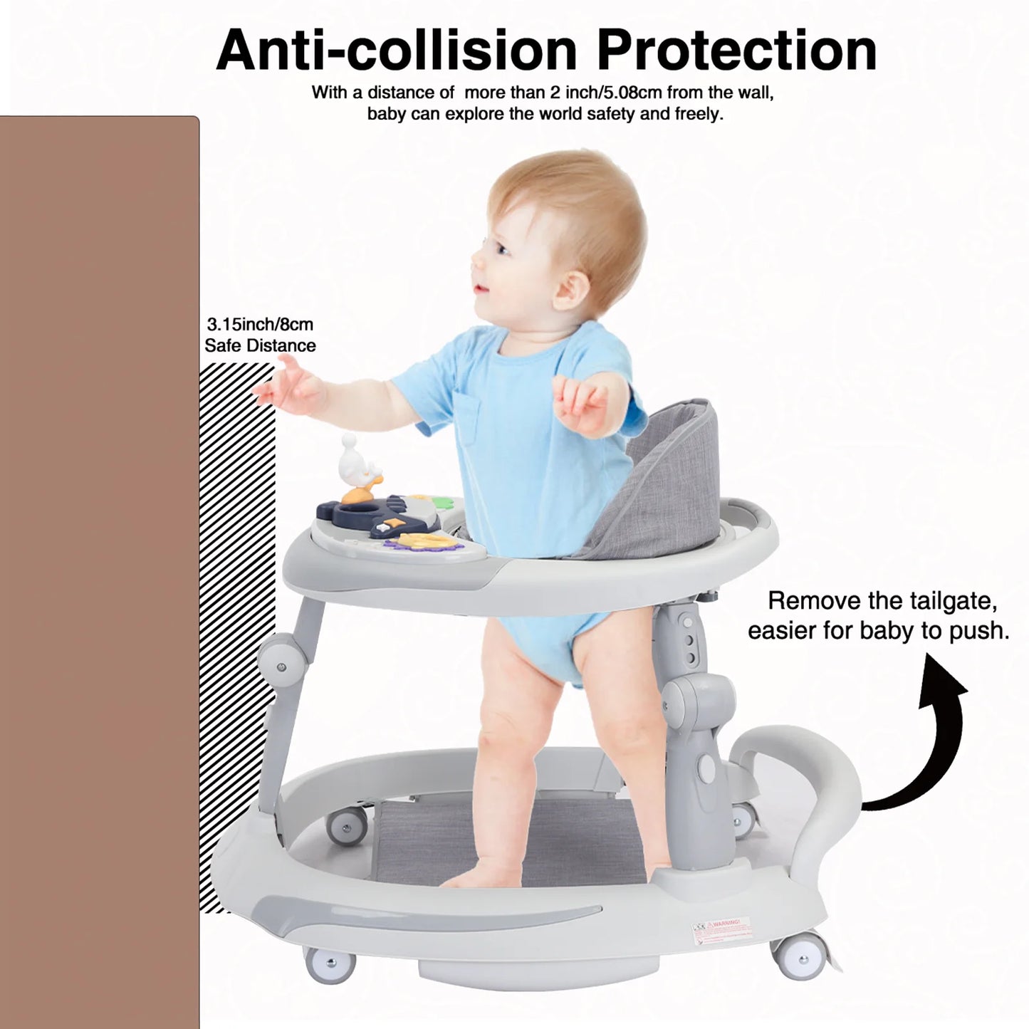 UBRAVOO Foldable Baby Walker