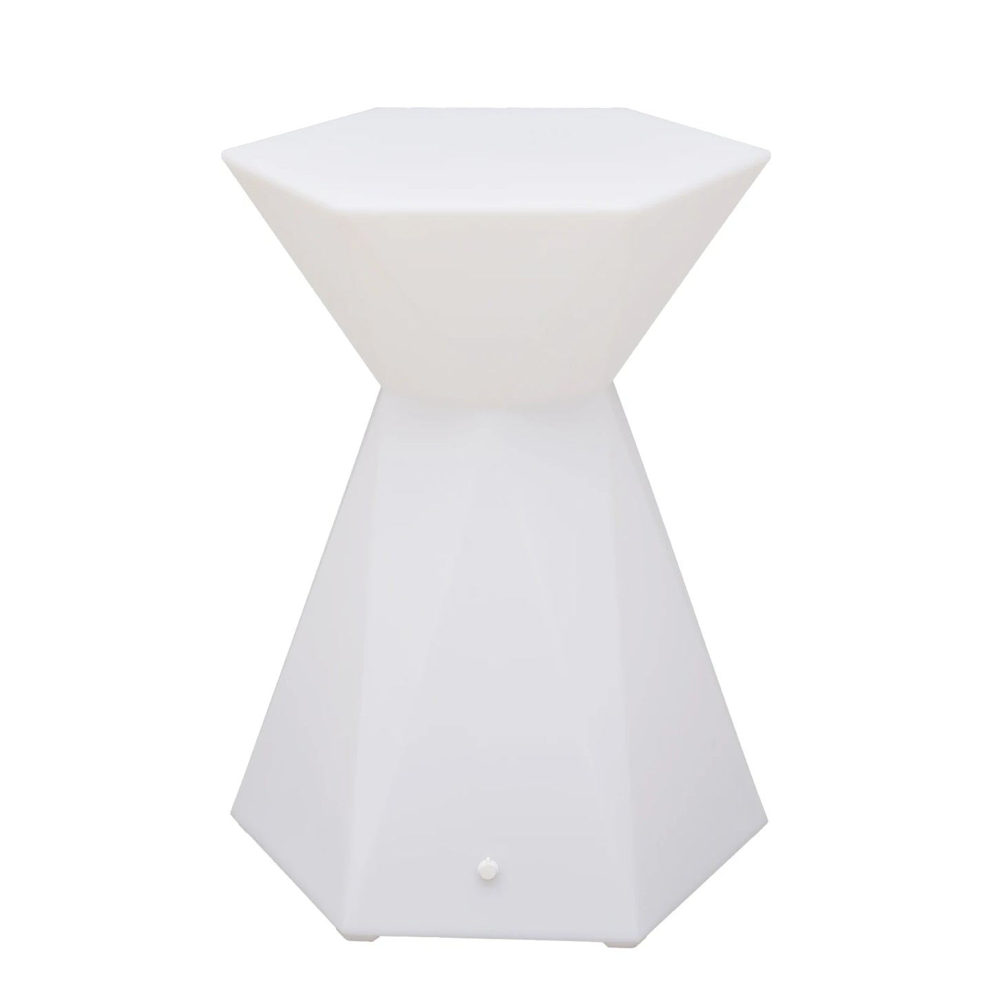 Hexagonal LED Light Up Accent Side Table