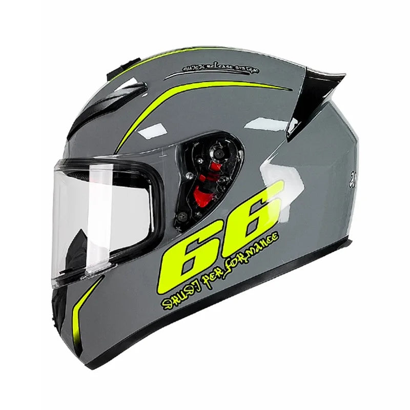 Motorcycle Helmet Safe All Seasons Full Helmet