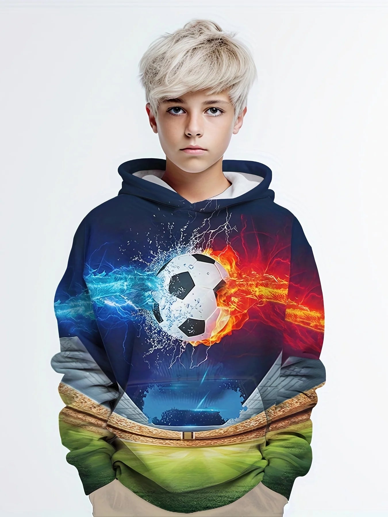 Hoodies Creative 3D Art Graffiti Sweatshirt