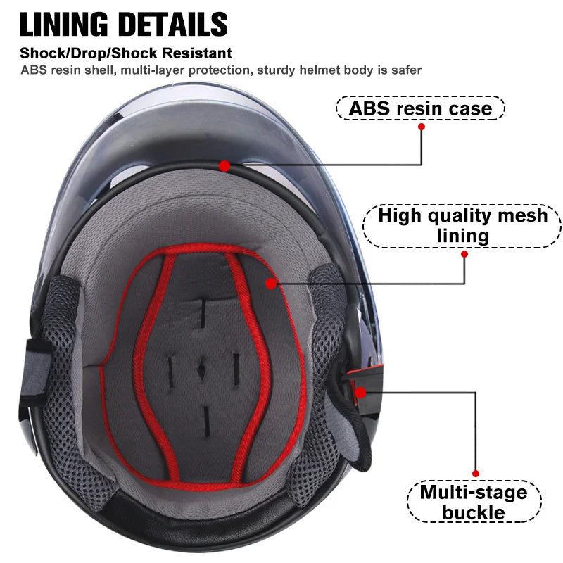 Child Motorcycle Helmet 3-9 Years Abs Unisex