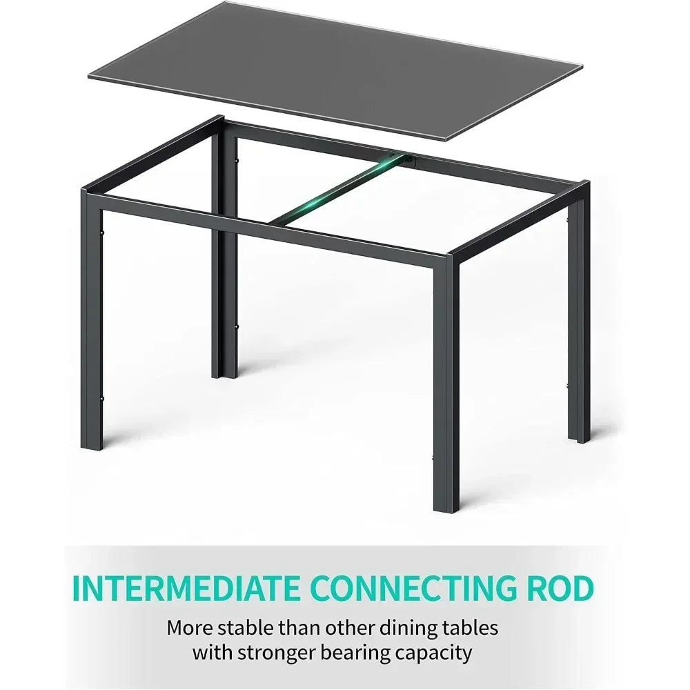 7 Piece Kitchen Table and Chairs Set for 6