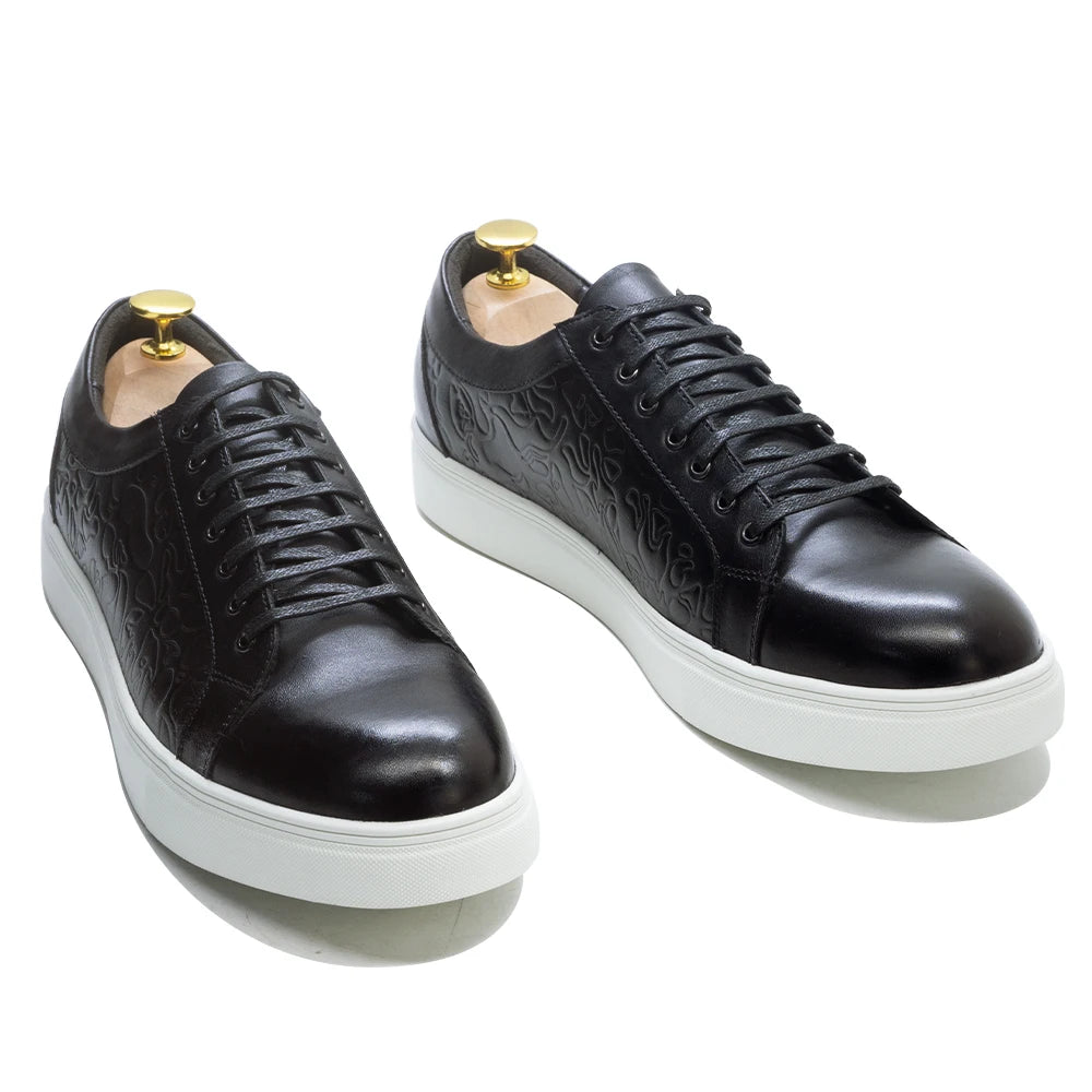 Mens Casual Shoes Genuine Leather Italian Style Breathable