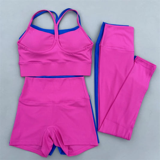 3 Piece Women Gym Sports Set