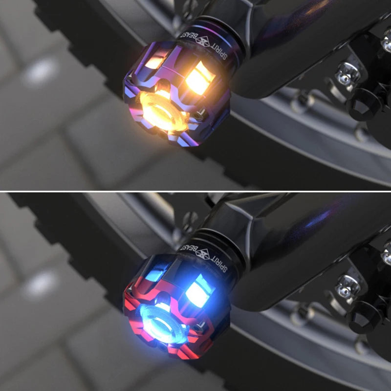 1 Piece Motorcycle Front Fork Electric LED Light