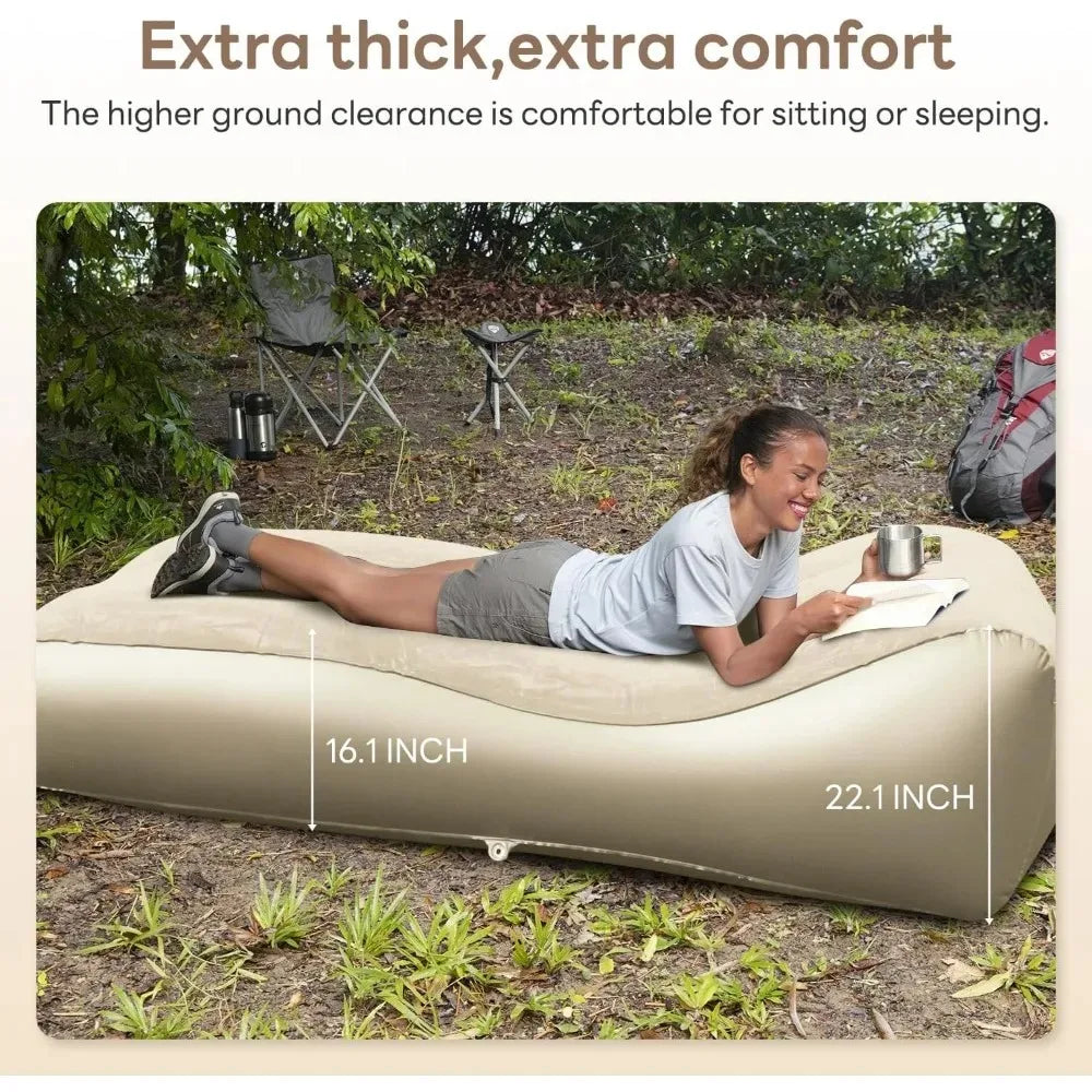 Luxury Inflatable Lounger Ultra-Wide