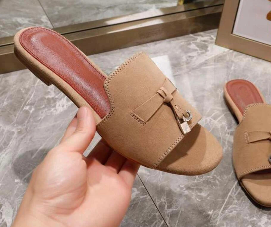 Leisure Ladies Flat Slipper Shoe Slip on