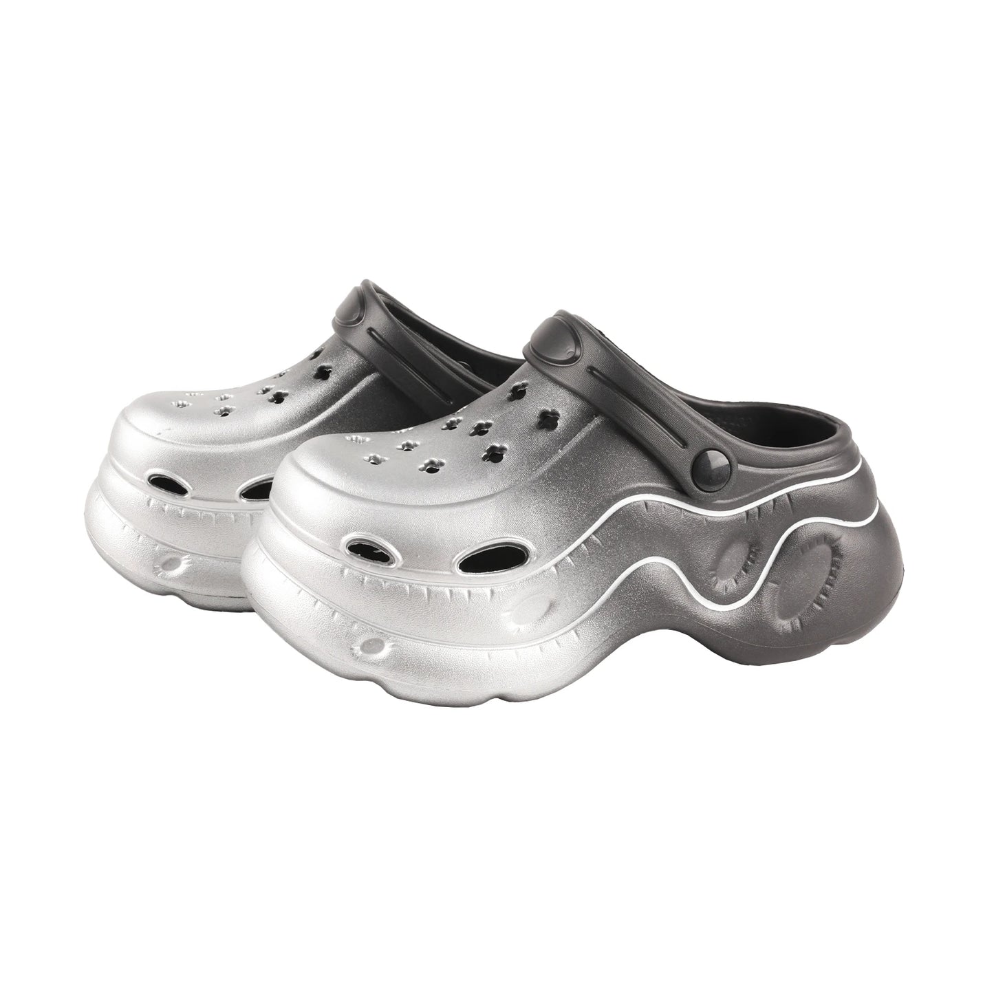 Gradient Anti-Slip Clogs Thick Soled
