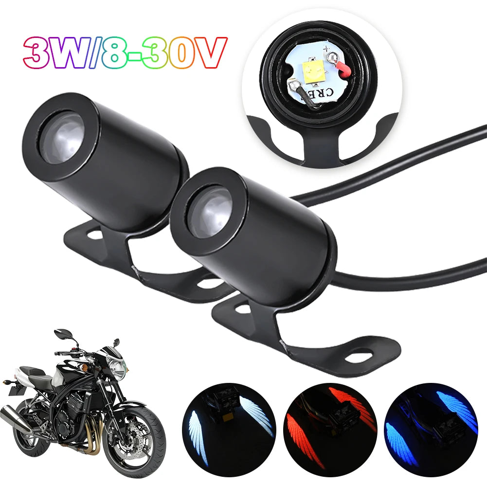 2pc Angel Wings Projection Lights for Motorcycles