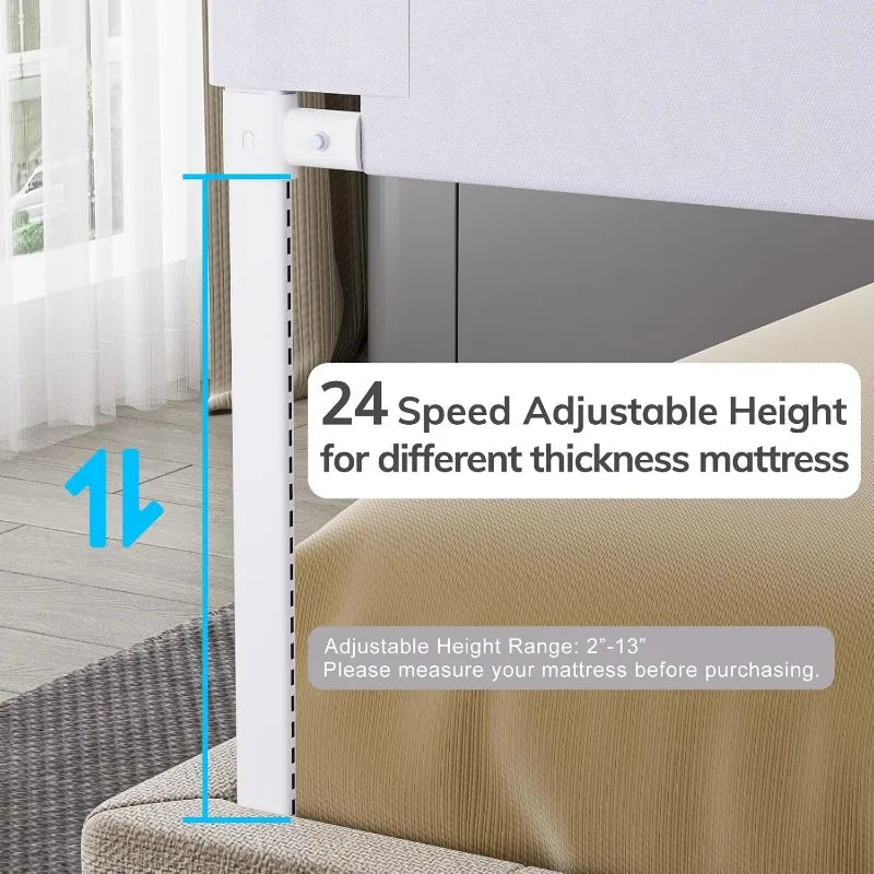 Bed Rail for Toddlers - (3 Pack) Toddler Bed Rails with Double Child Lock