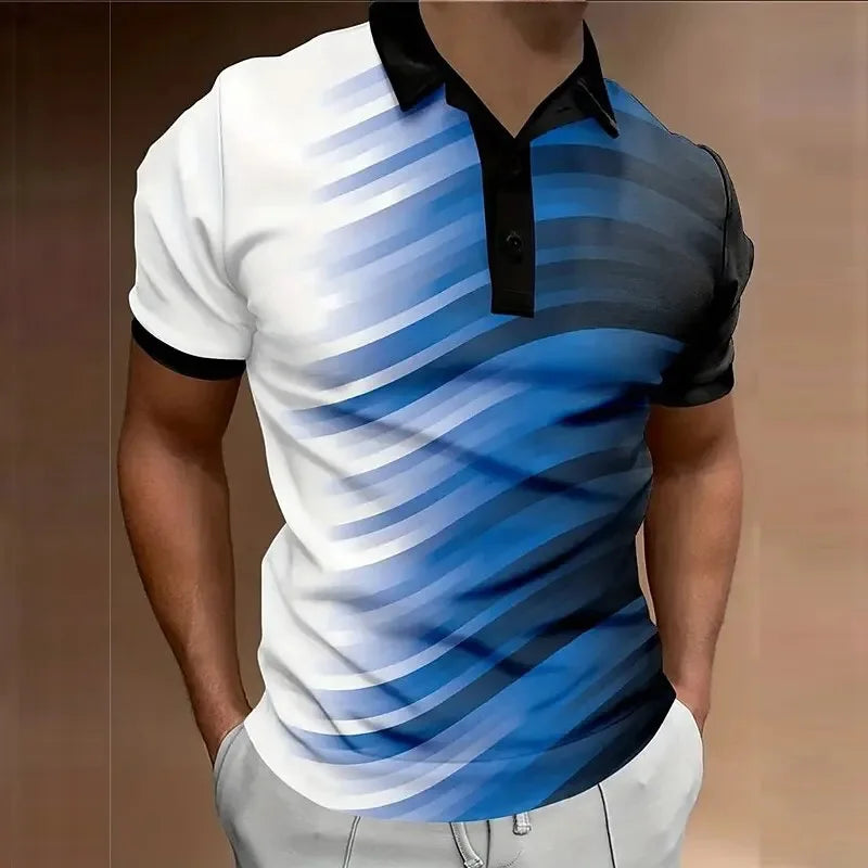 Gradient Men's Fashion Polo
