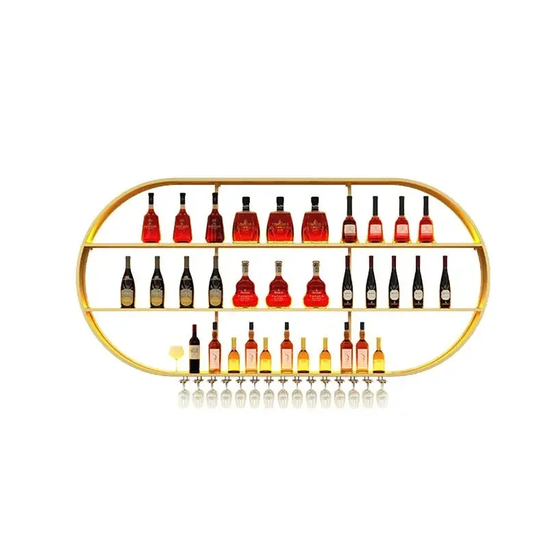 Storage Display Wall Wine Rack Modern Shelf