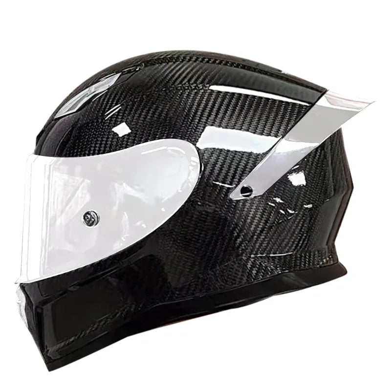 Full Face Helmet Carbon Fiber 3K Wear-Resistant