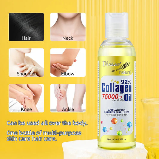 100ml 92% Collagen Body Serum Dry Skin Hydrating Massage Oil