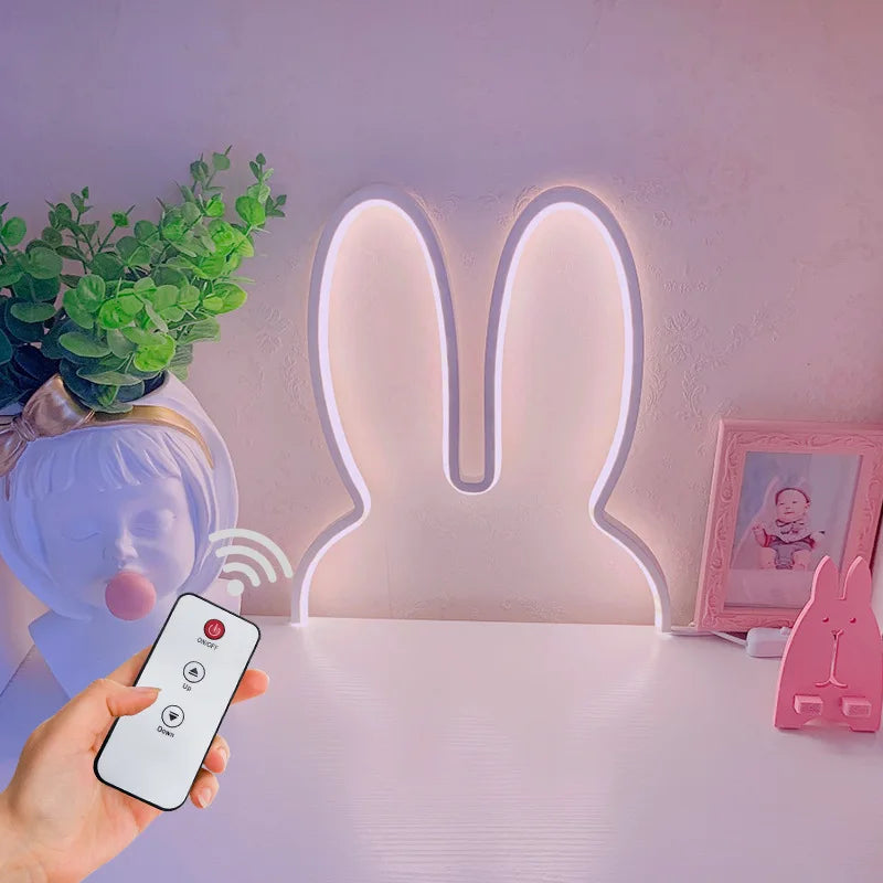 Cute Led Rabbit Wall Lights For Kid's Room