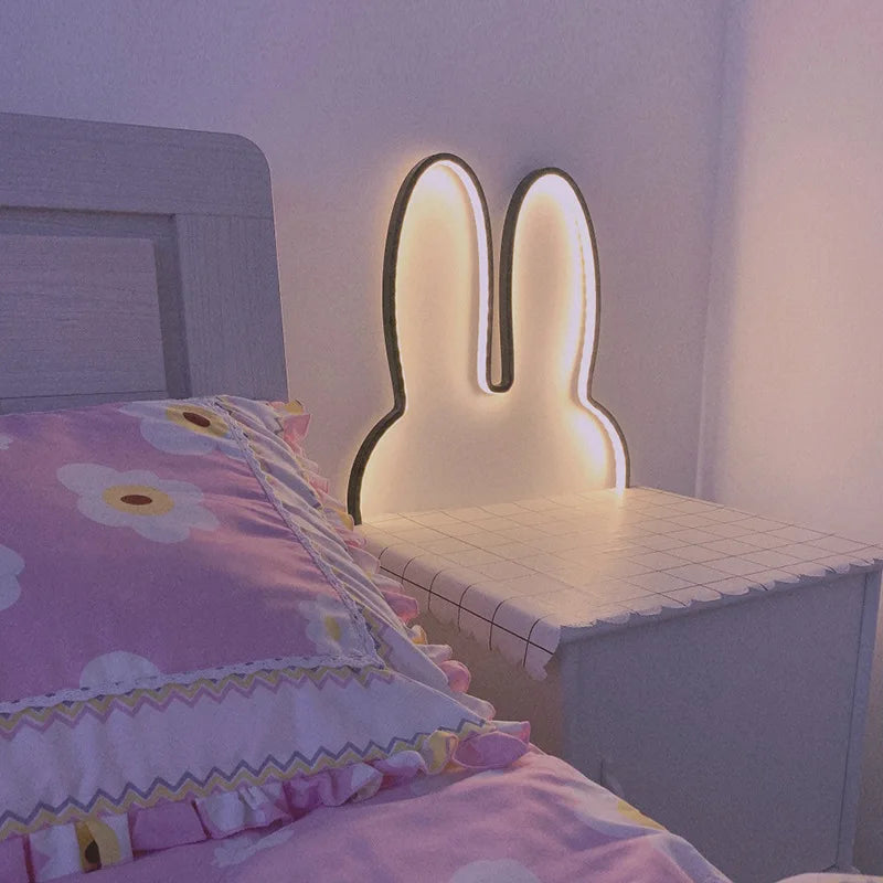 Cute Led Rabbit Wall Lights For Kid's Room